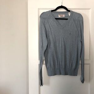 Penguin light blue v-neck pullover - Men’s M